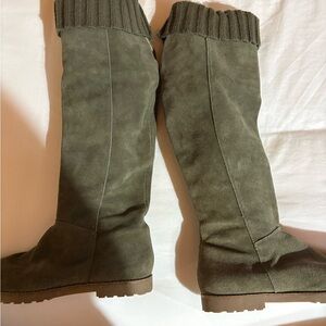 Corso Como Olive Over the Knee Boots